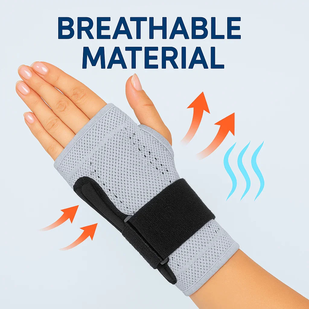 Knitted Wrist Splint.
