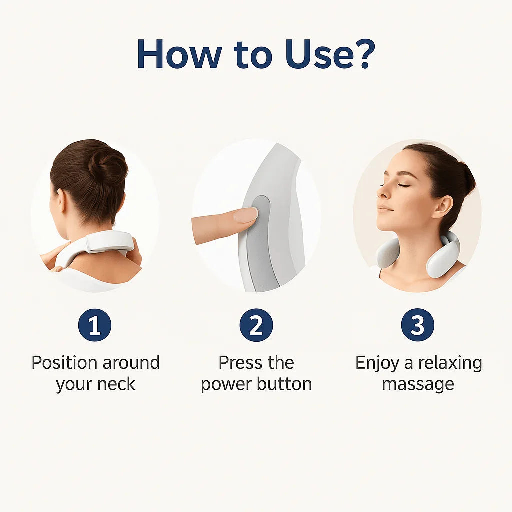 RelaxPulse™ Smart Neck Massager.